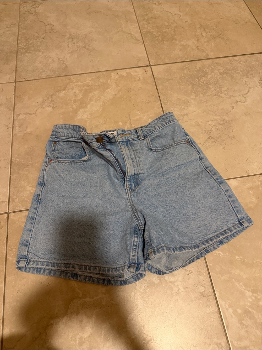Zara Light Blue Denim Women’s Shorts